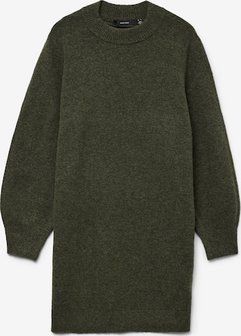 VERO MODA - Vestido de punto 'BESTI' en verde: frente