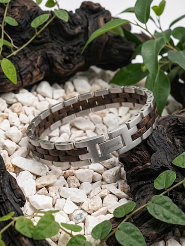 Holzwerk Armband 'MELLENSEE' in Zilver