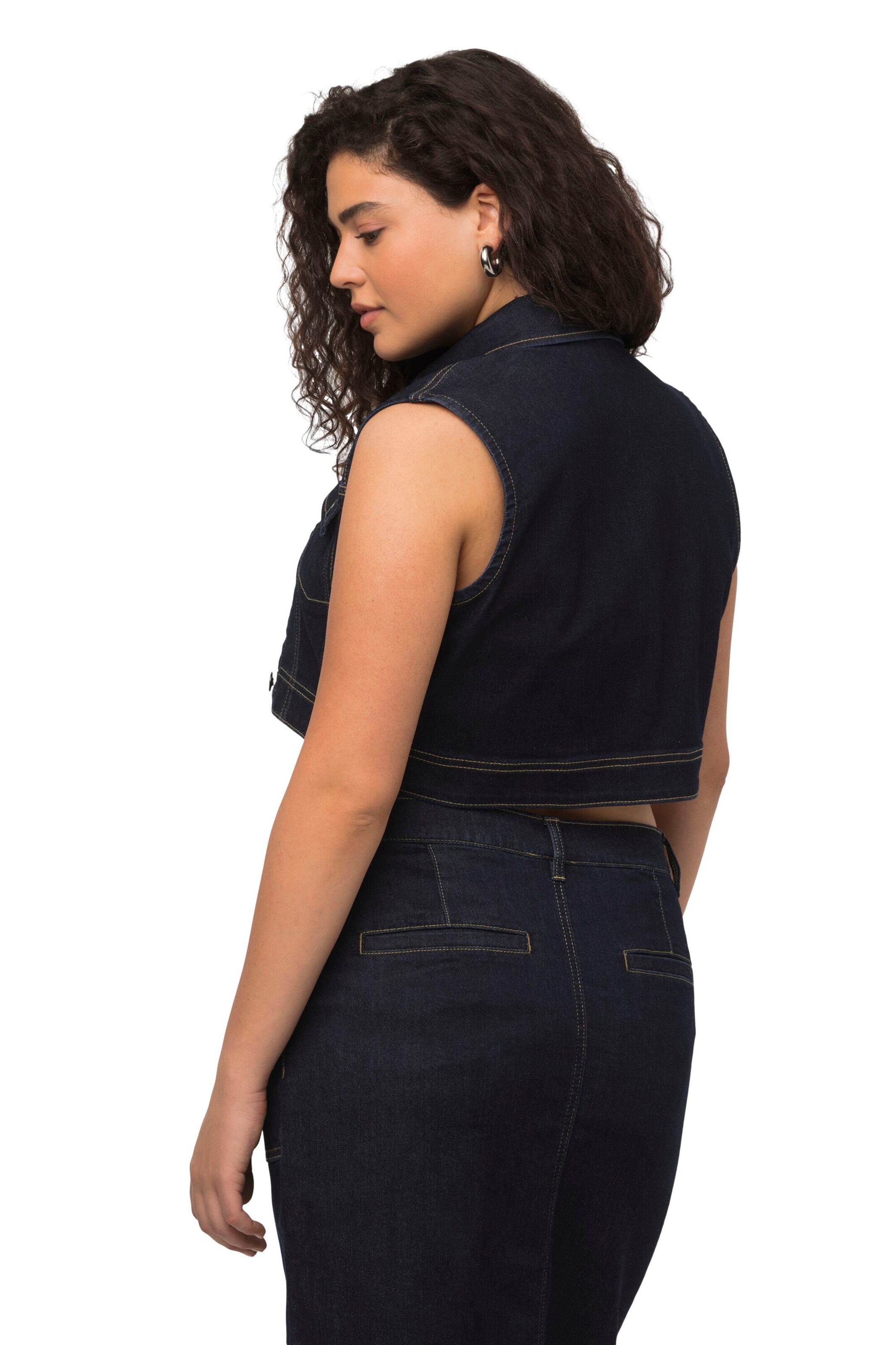 Ulla Popken Weste in Blau