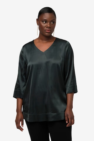 Ulla Popken Blouse in Green: front