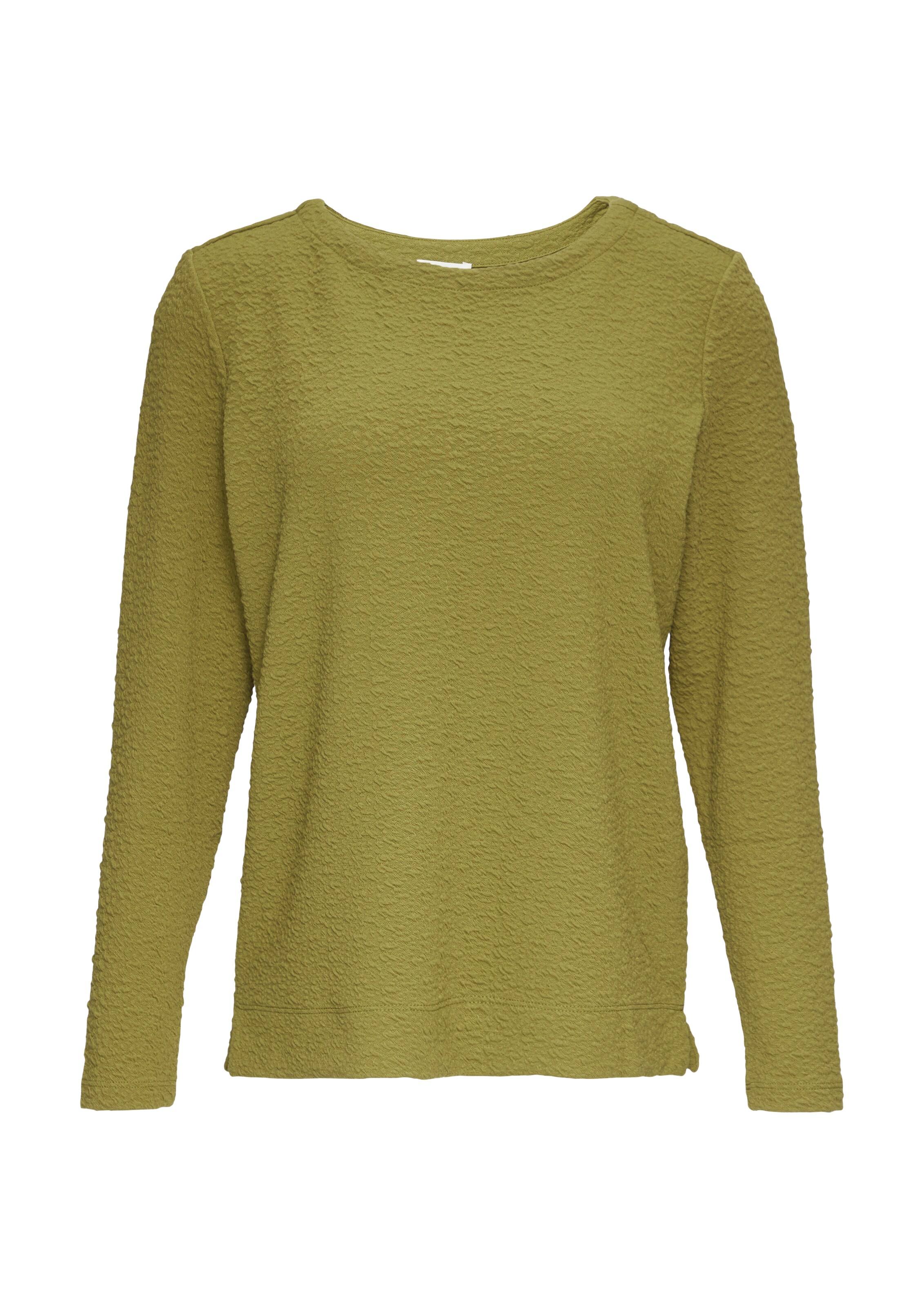 s.Oliver Sweatshirt in Grün: Vorderseite