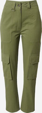 Regular Pantalon cargo Warehouse en vert : devant