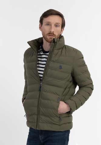 Schmuddelwedda Weatherproof jacket 'Halee' in Green: front