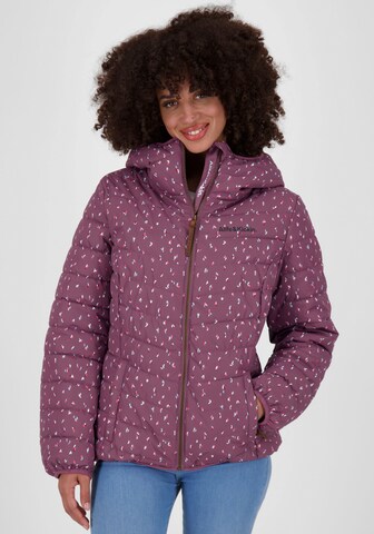 Alife and Kickin Performance Jacket in Purple: front