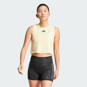 ADIDAS PERFORMANCE Sport top 'Power' - sárga: elől