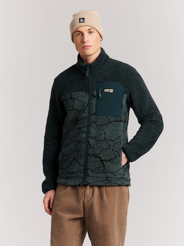 PROTEST Fleece Jacket 'PRTLegacy' in Green