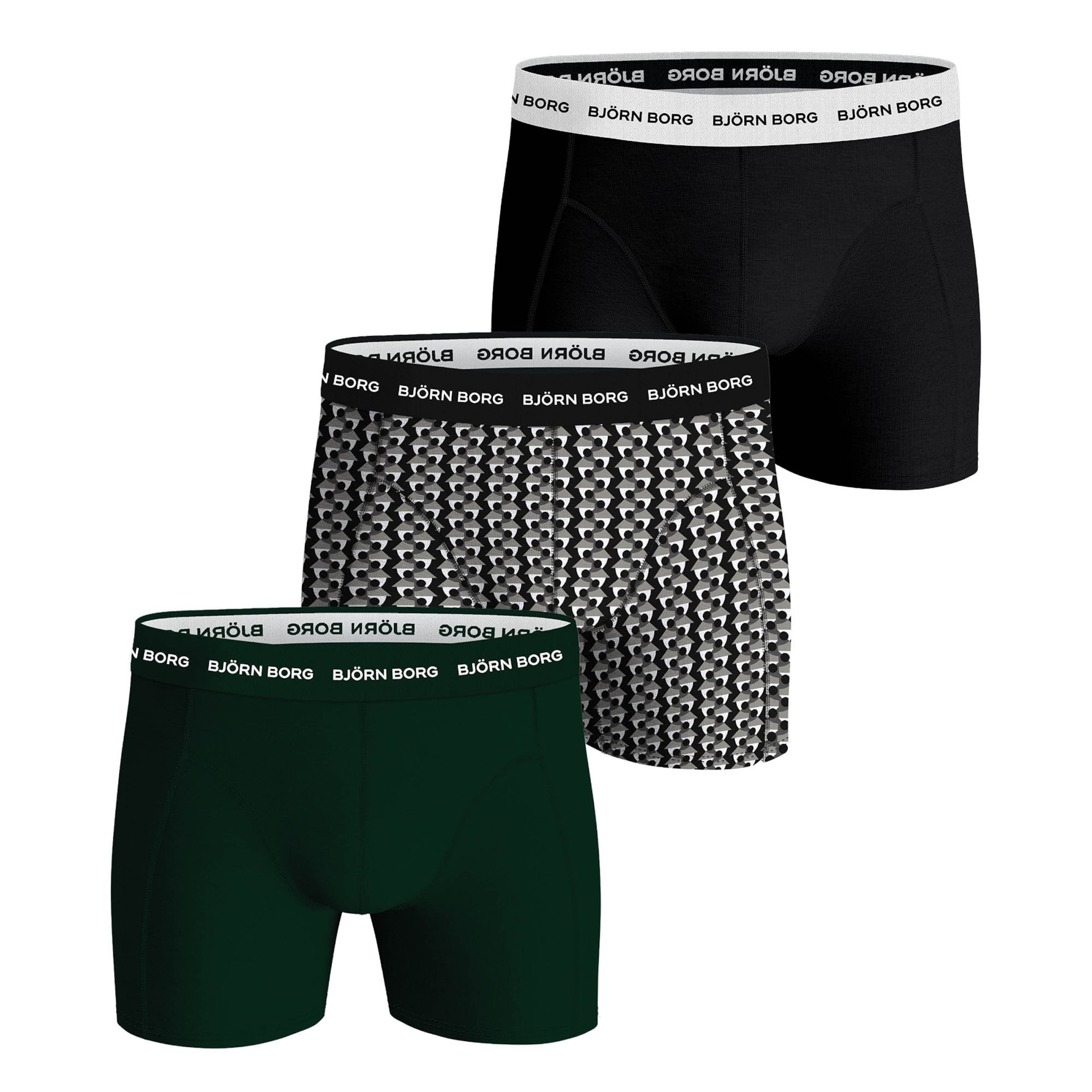 BJÖRN BORG Sports underpants in Green: front