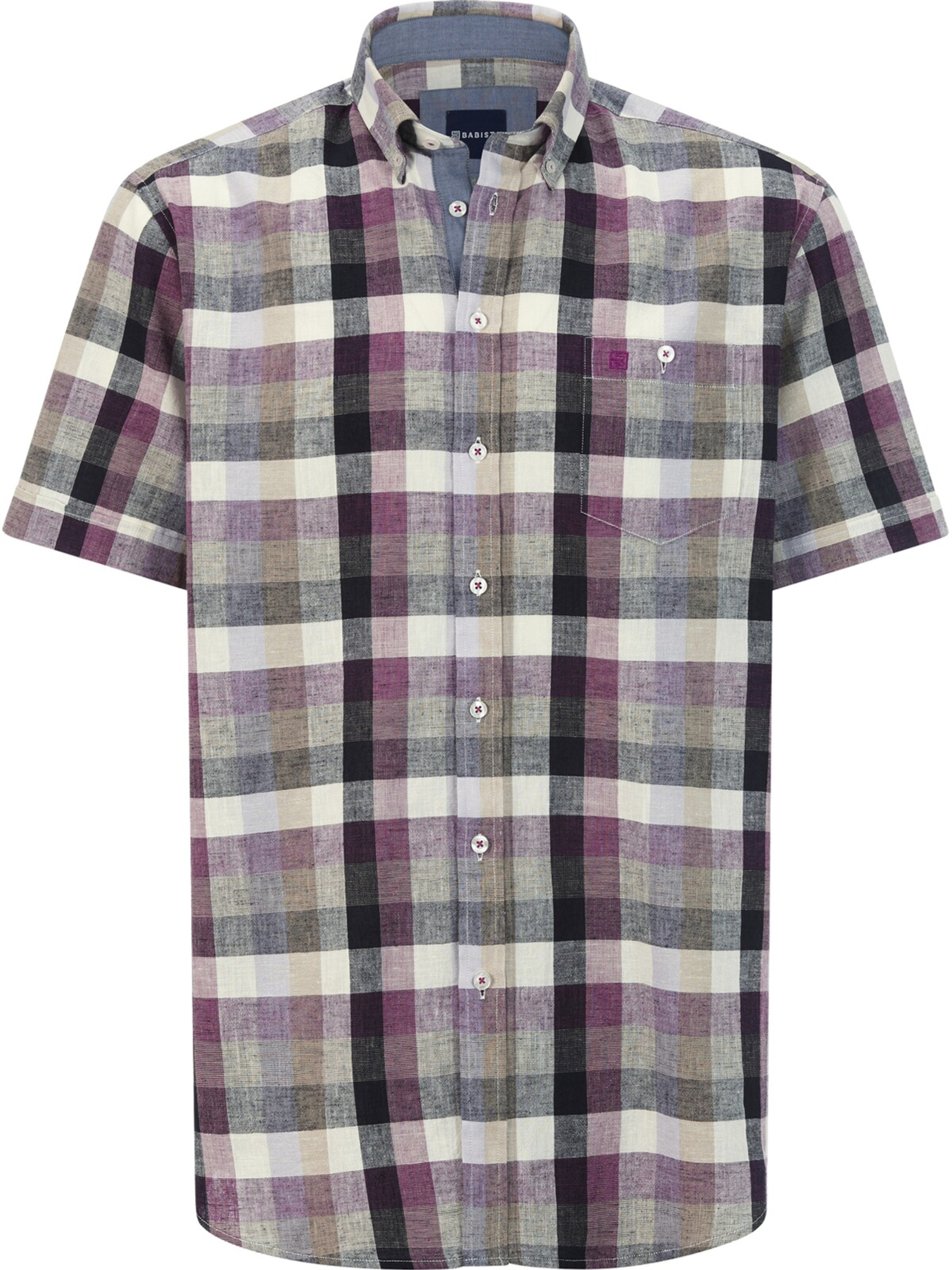BABISTA Regular fit Button Up Shirt 'Lencio' in Purple: front