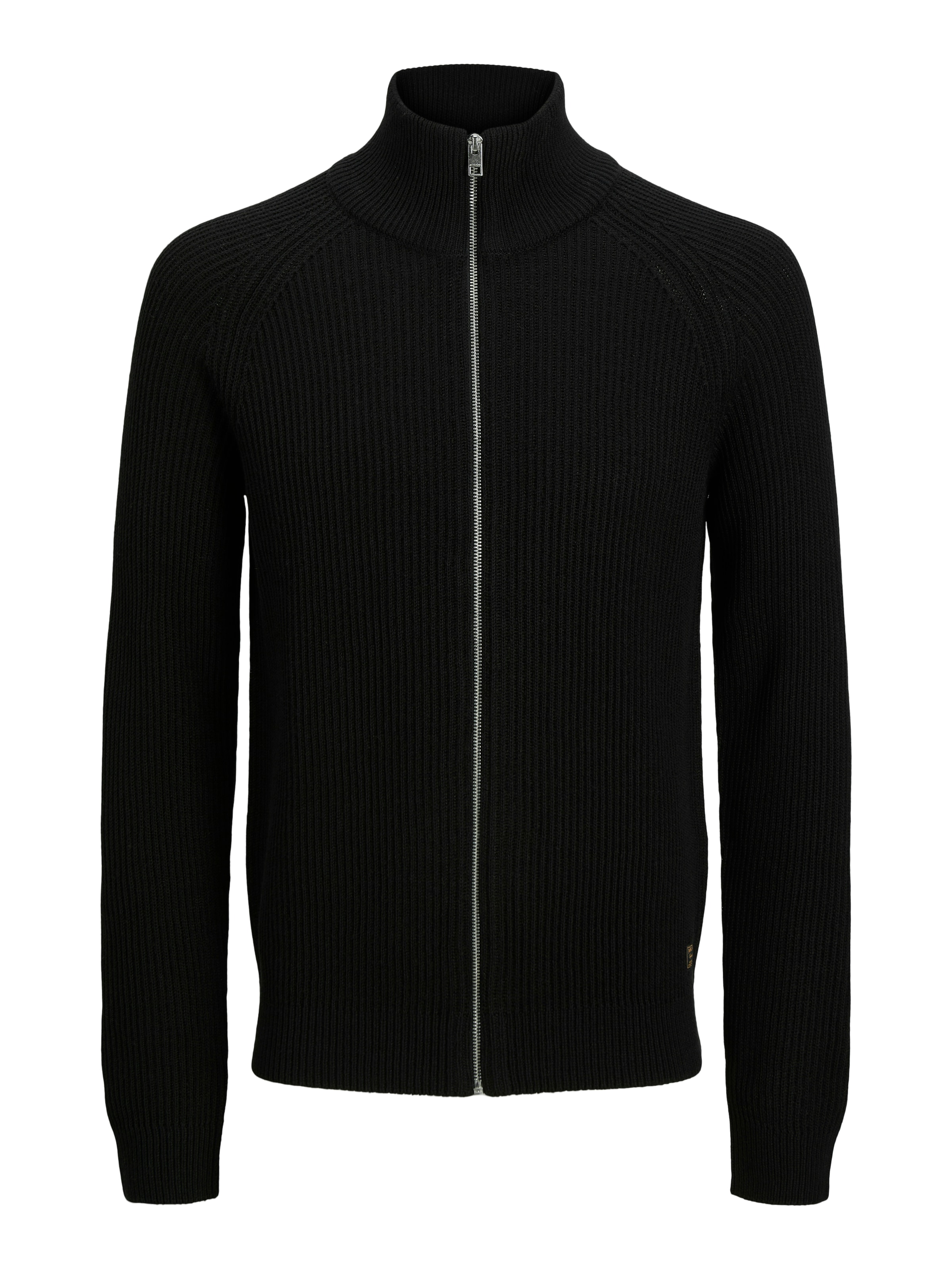 JACK & JONES Knit Cardigan in XS in Black, Item view