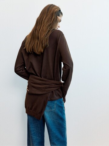 Pull&Bear T-shirt i brun