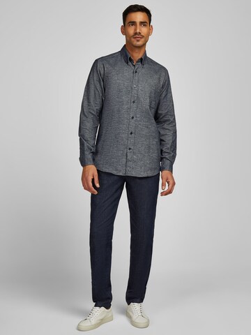HECHTER PARIS Regular Fit Hemd in Grau