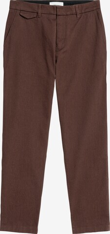 ARMEDANGELS Tapered Broek 'ALVAARO PREMIUM' in Bruin: voorkant