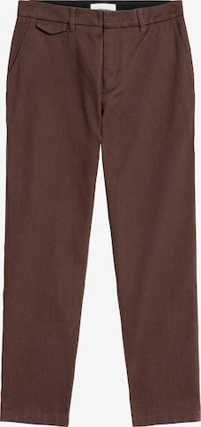 ARMEDANGELS Tapered Broek 'ALVAARO PREMIUM' in Bruin: voorkant