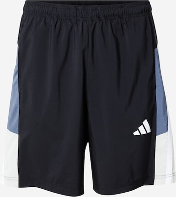 ADIDAS PERFORMANCE Regular Urheiluhousut 'ESS' värissä musta: etupuoli