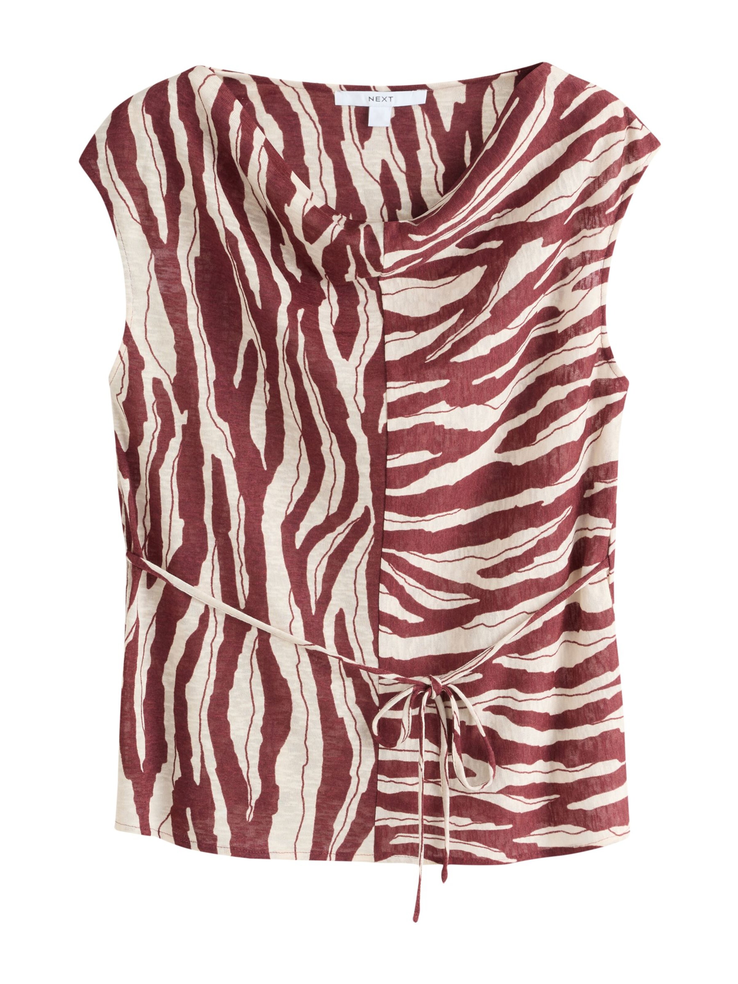 Next Top in Brown / Wool white, Item view