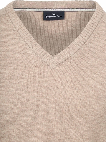 Steppin' out Trui in Beige