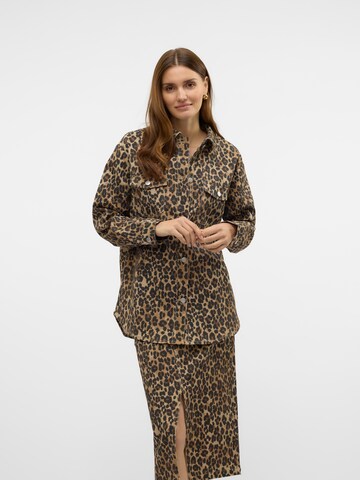 VERO MODA Pluus 'VMNaya', värv pruun