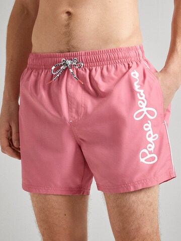 Pepe Jeans Swim Trunks in Pink