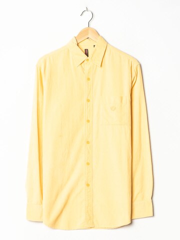 Perry Ellis Button Up Shirt in L in Yellow: front
