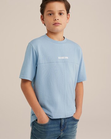 WE Fashion Shirt in Blue: front