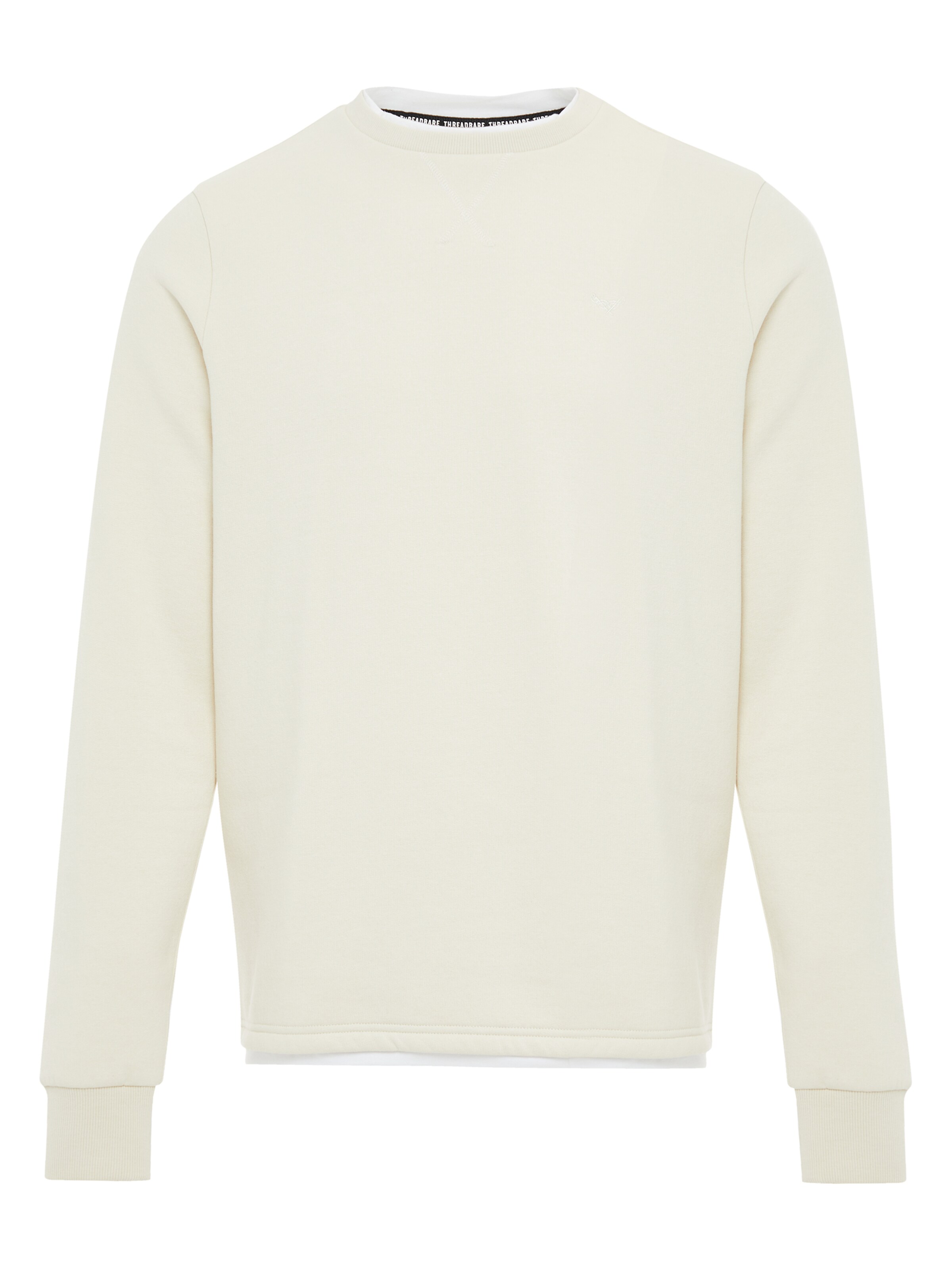 Threadbare Sweatshirt 'Kisele' in Beige: front