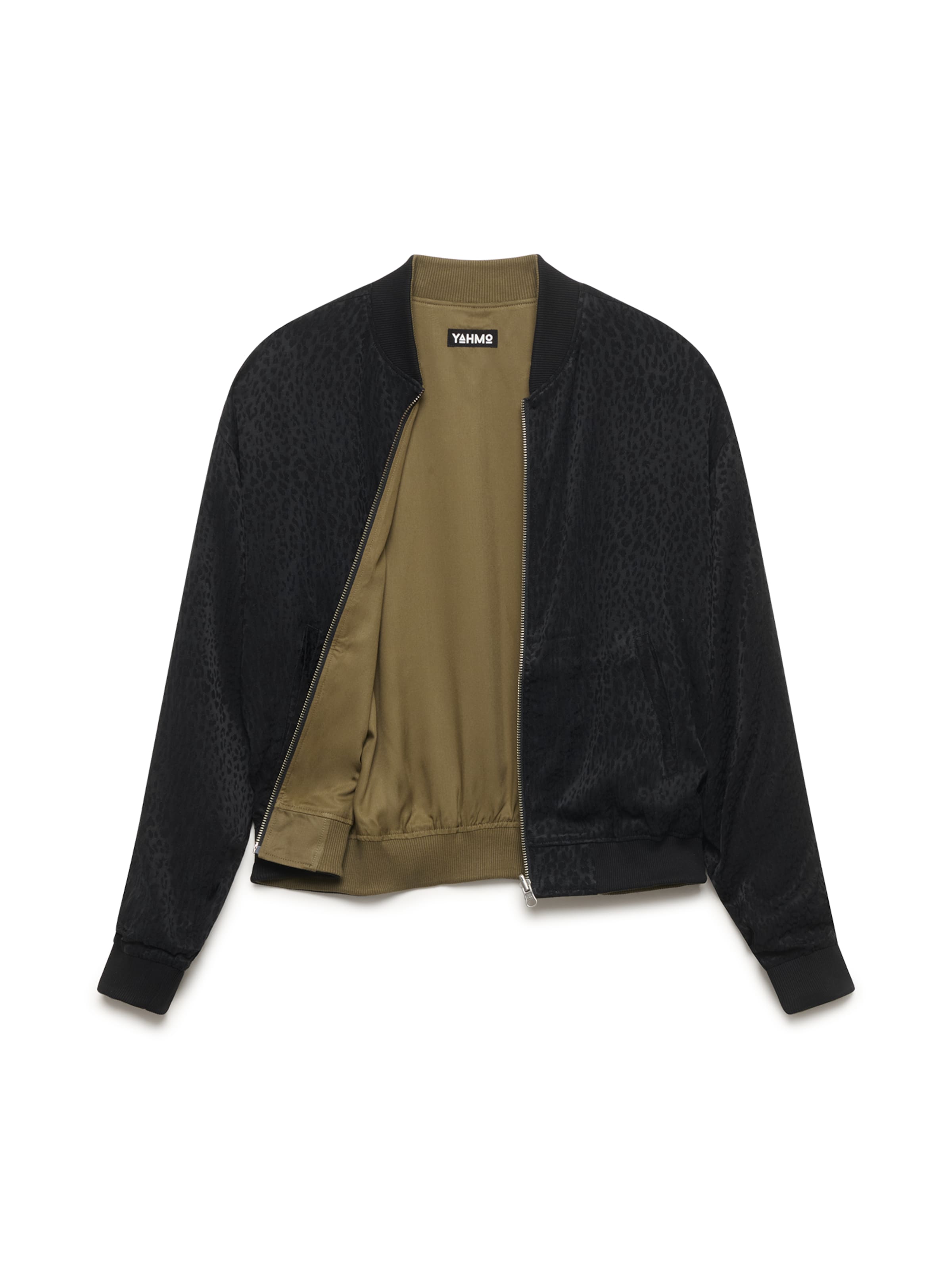 Yahmo Between-Season Jacket 'Lene' in Black: front