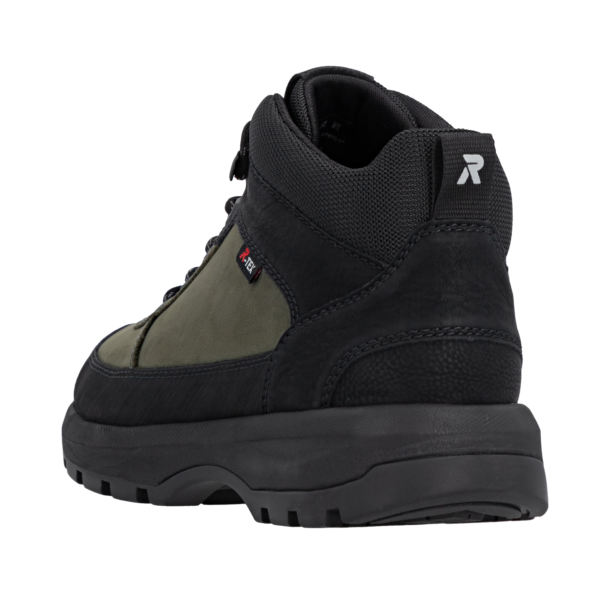 Bottes à lacets 'U1670' Rieker en vert