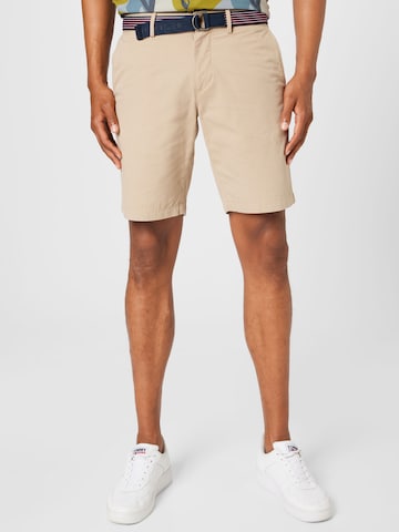 Regular Pantalon chino 'BROOKLYN' TOMMY HILFIGER en beige : devant