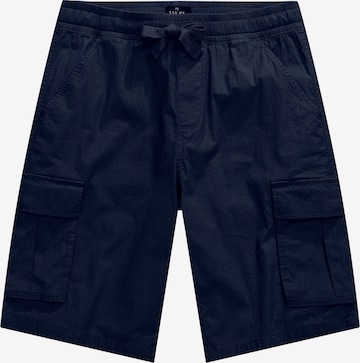 JAY-PI Regular Cargo Pants in Blue: front