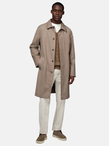 Boggi Milano Between-seasons coat 'Pea' in Beige