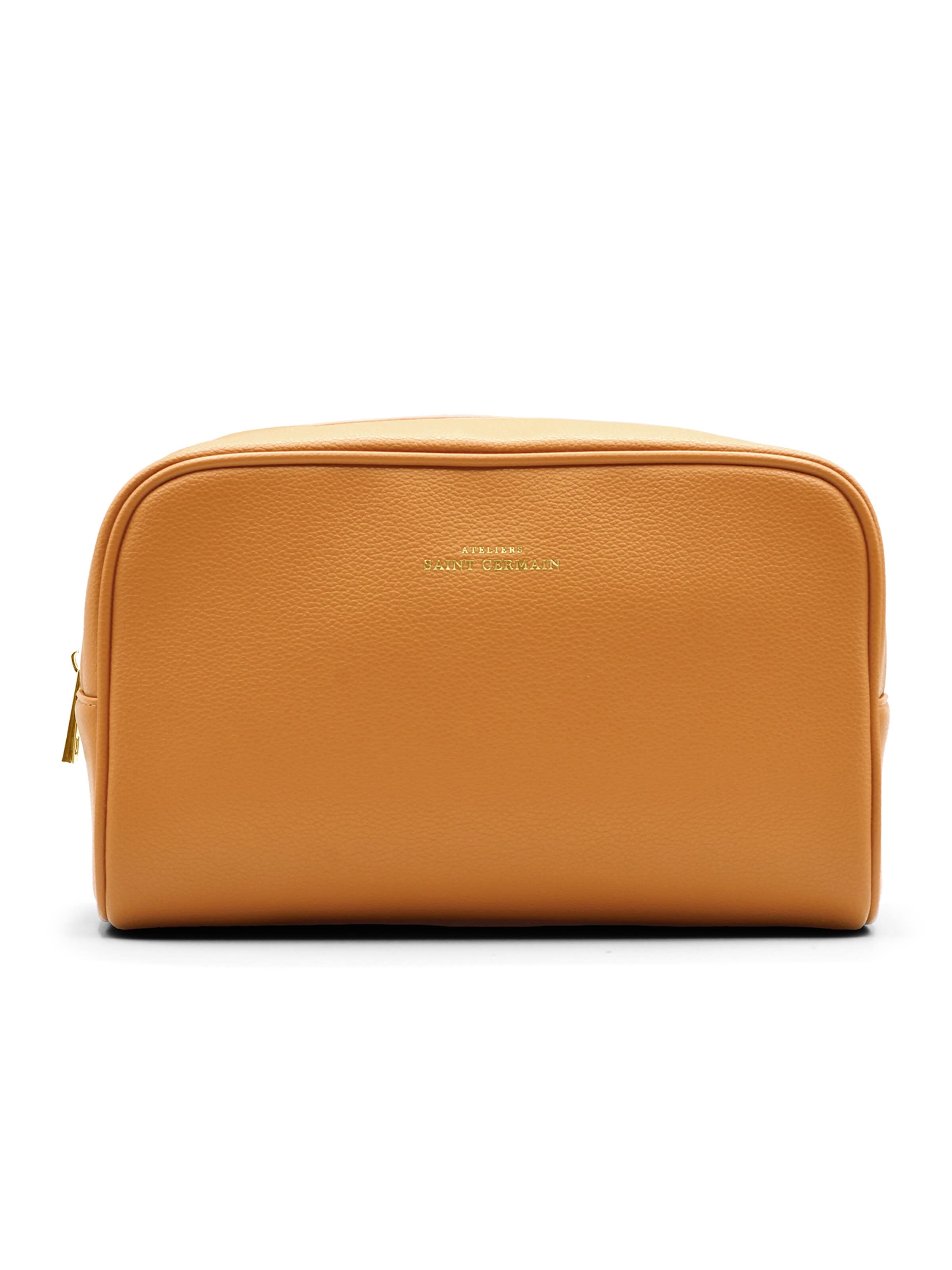 Ateliers Saint Germain Toiletry Bag 'SAINT AMAND' in Beige: front
