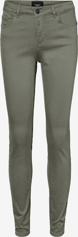 VERO MODA Skinny Hose 'Hot' in Grün: predná strana