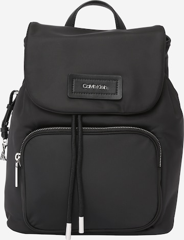 Zaino di Calvin Klein in nero: frontale