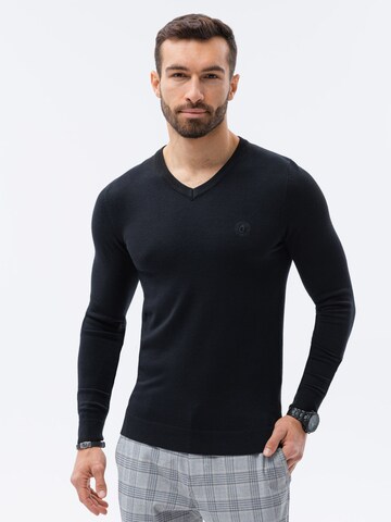 Ombre Sweater 'E191' in Black: front