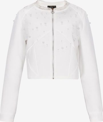 faina - Sudadera en blanco: frente