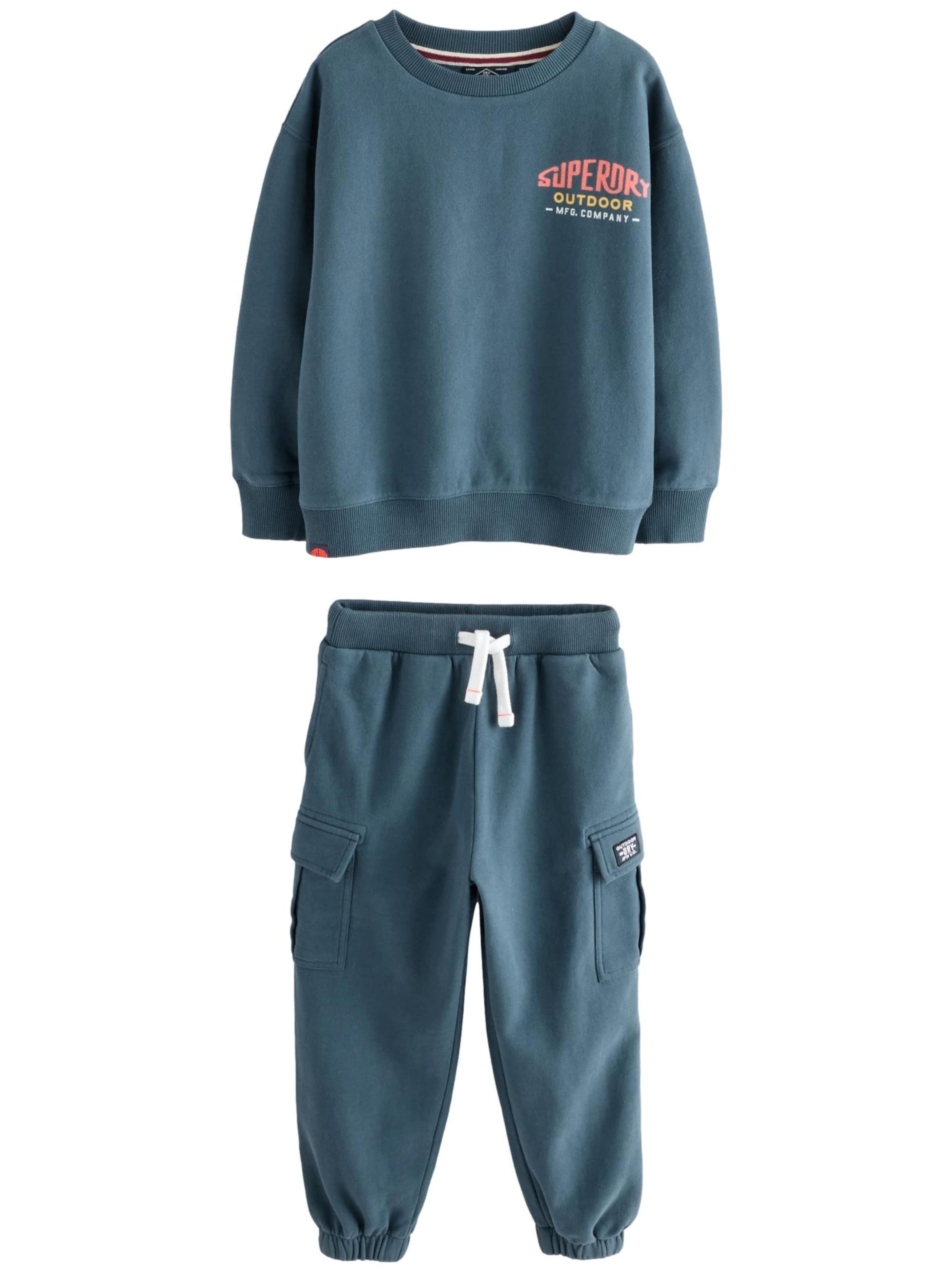 Superdry Joggingová souprava – červená: přední strana