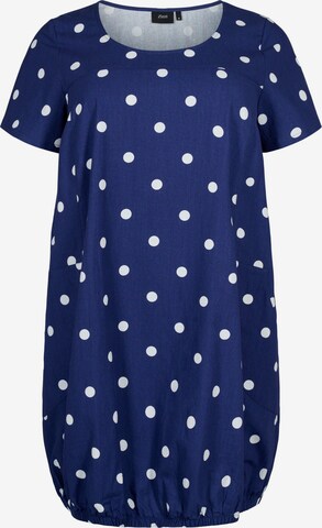 Robe 'JEASY' Zizzi en bleu : devant