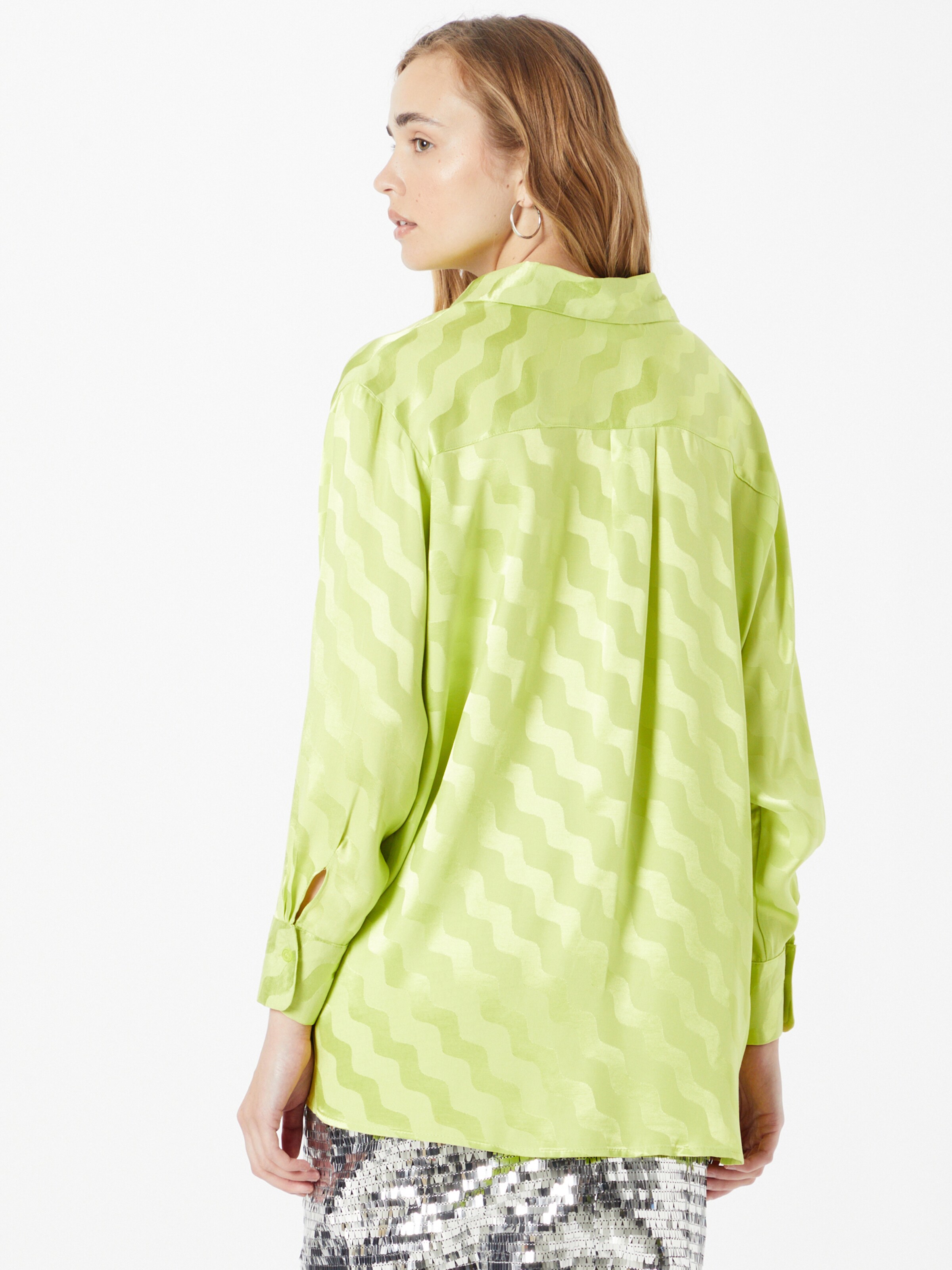 topshop yellow blouse