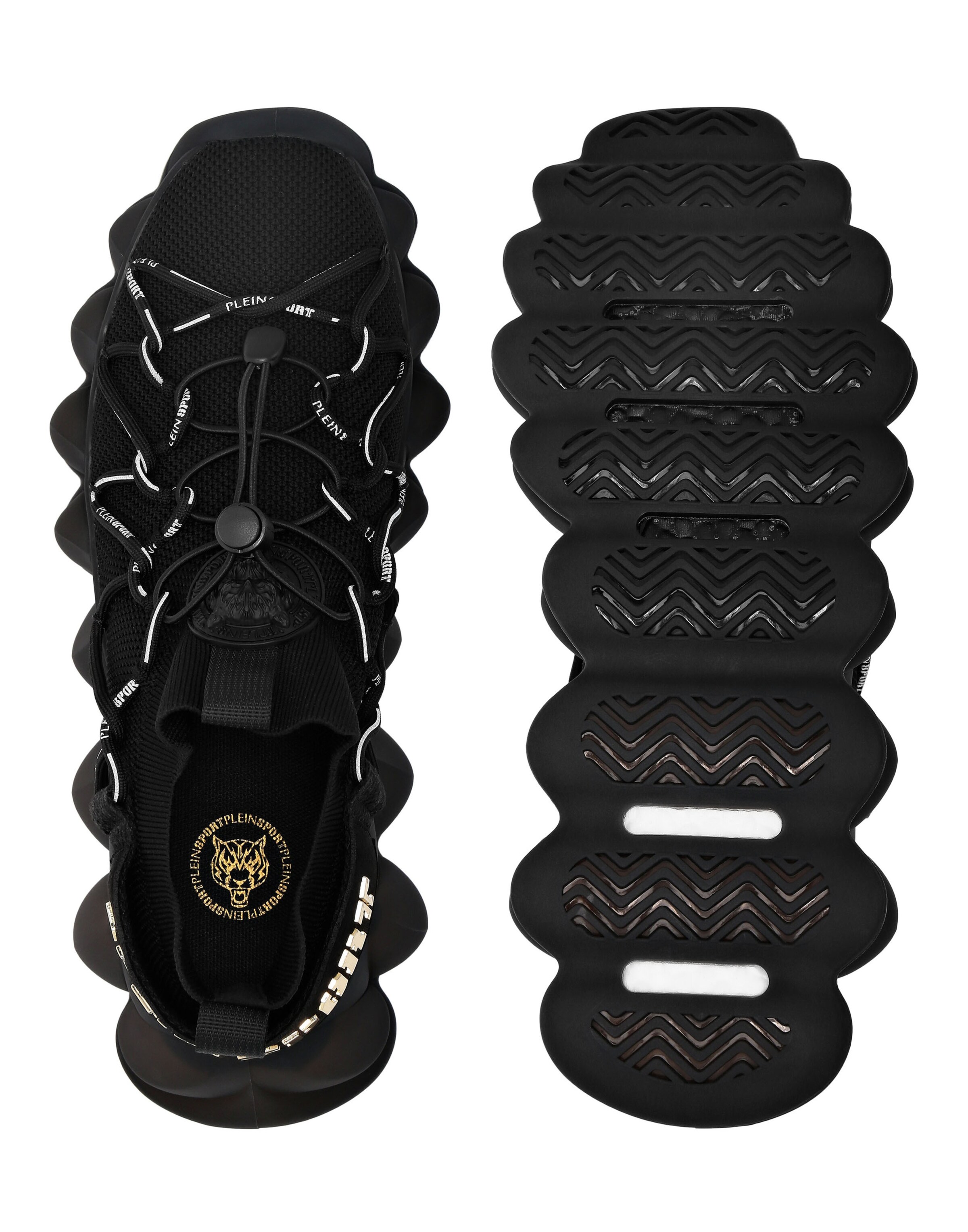 Plein Sport - Zapatillas deportivas bajas 'The Bubble Gen.X.02 Tiger' en negro