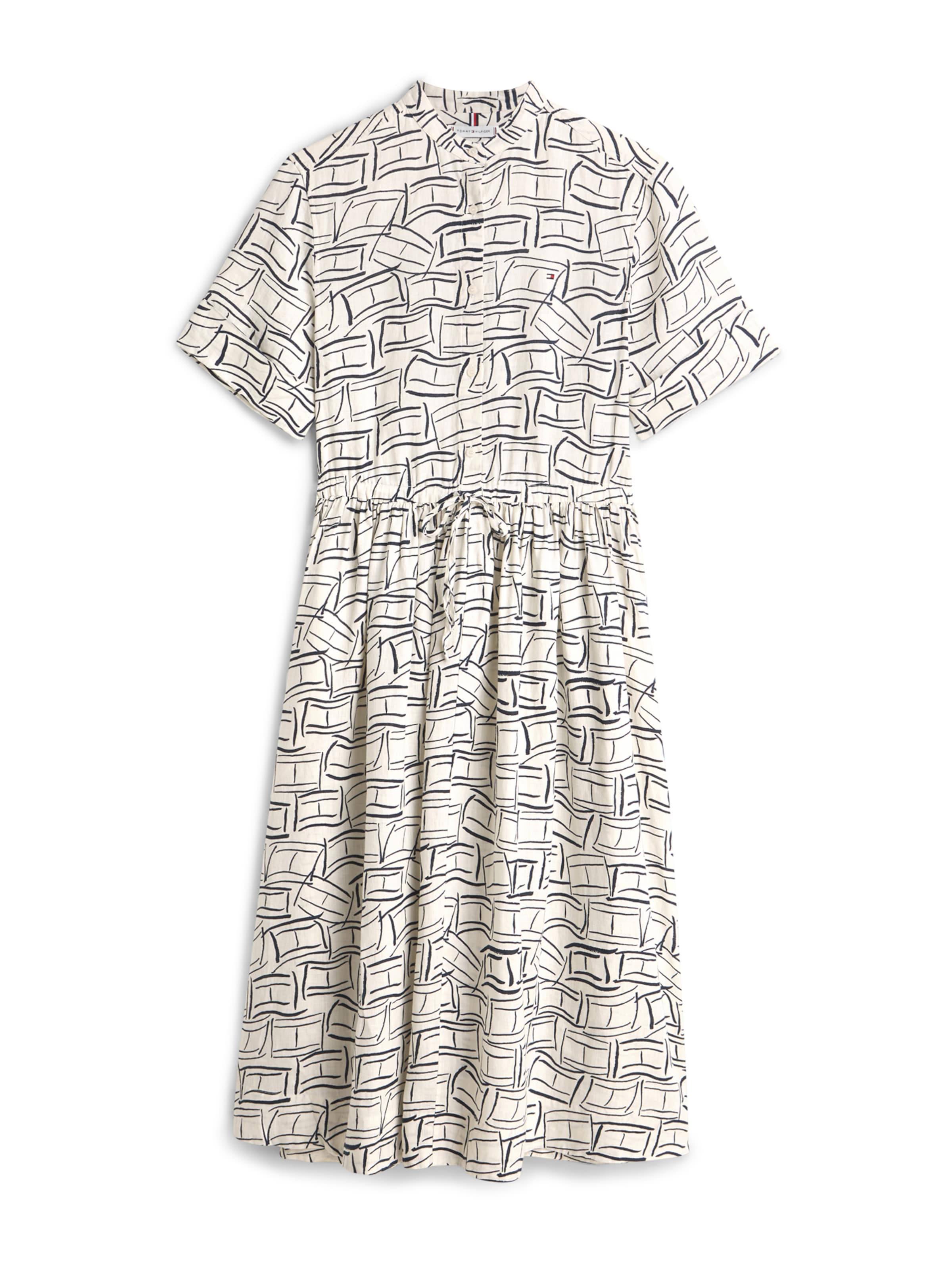 TOMMY HILFIGER Košeľové šaty 'ESS' - Biela: predná strana