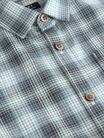 Next Regular fit Button Up Shirt in Green