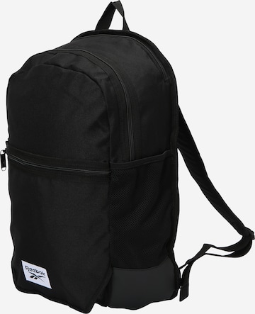 Reebok - Mochila deportiva en negro: frente