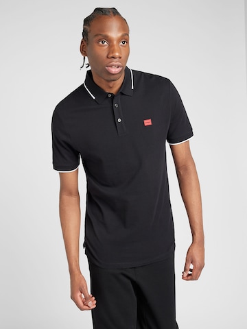 HUGO Shirt 'Deresino' in Black: front