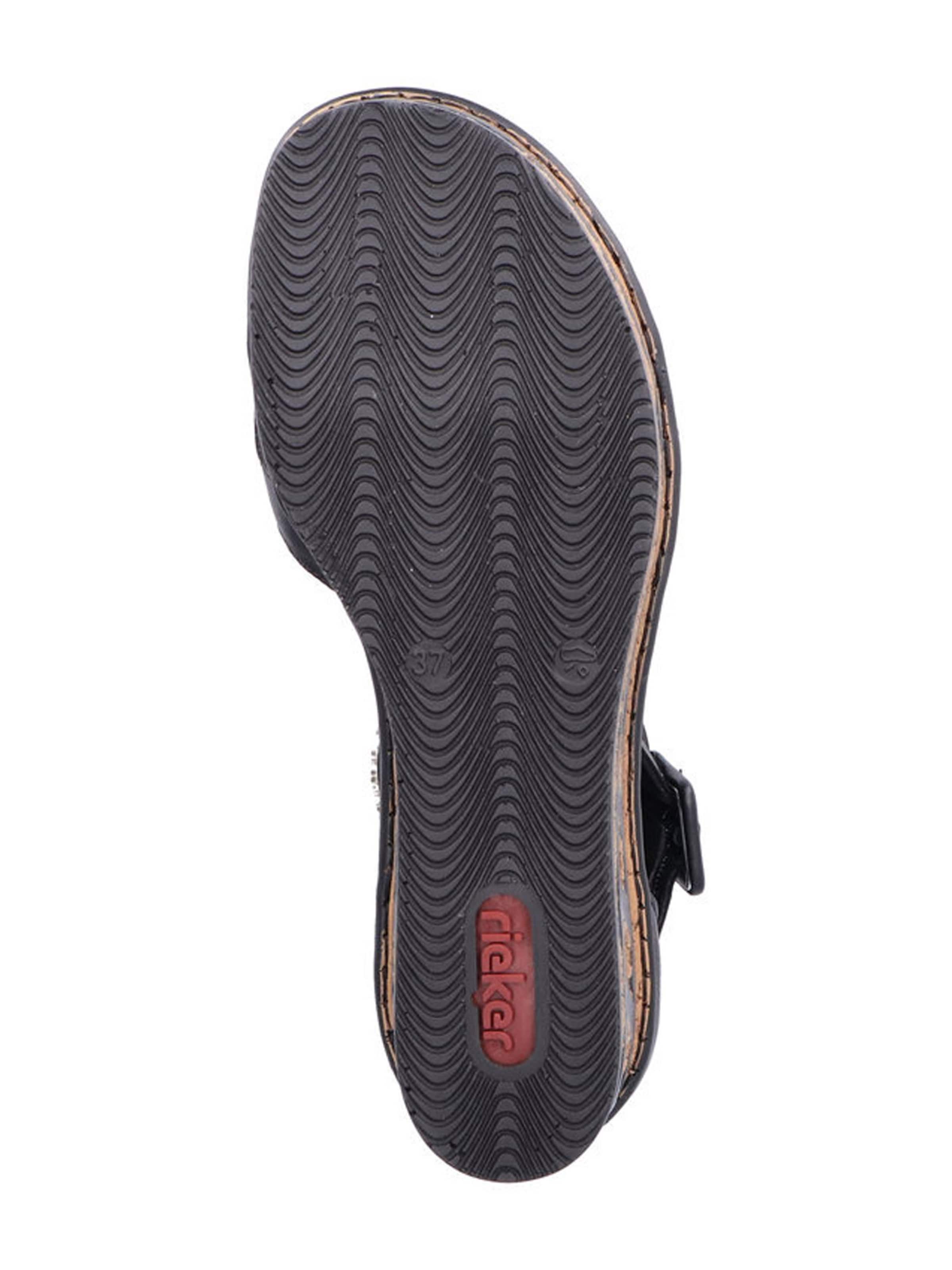 Rieker Sandály – černá