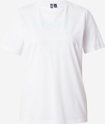 PIECES - Camiseta 'FAST' en blanco: frente