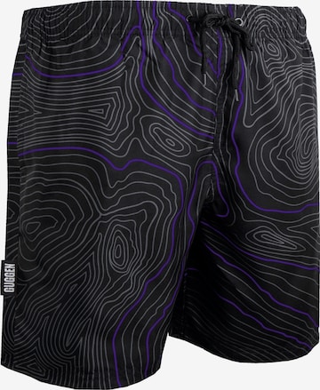 Guggen Mountain Board Shorts 'Boardshorts 2335' in Purple: front