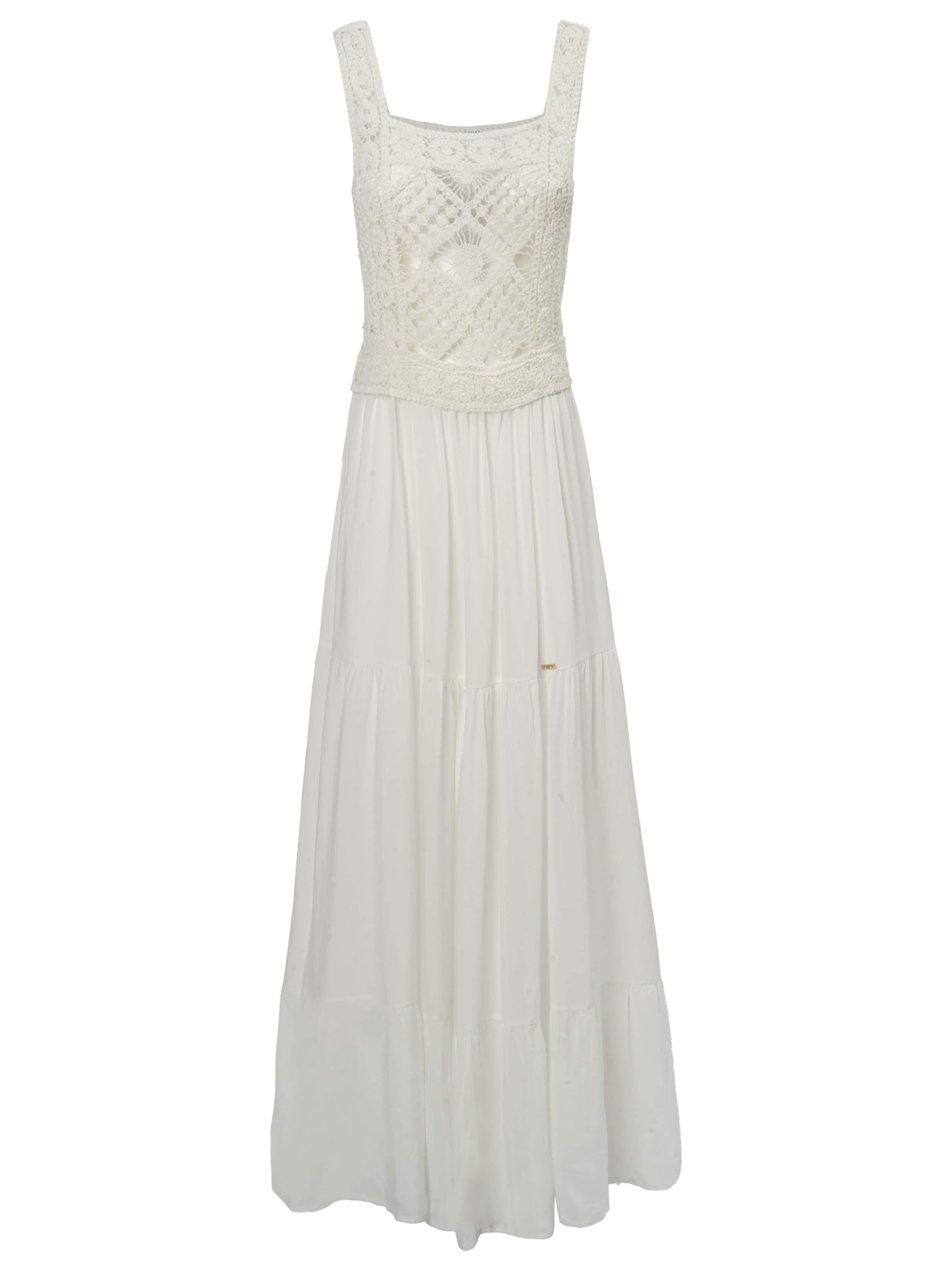 Influencer Klänning i vit: framsida