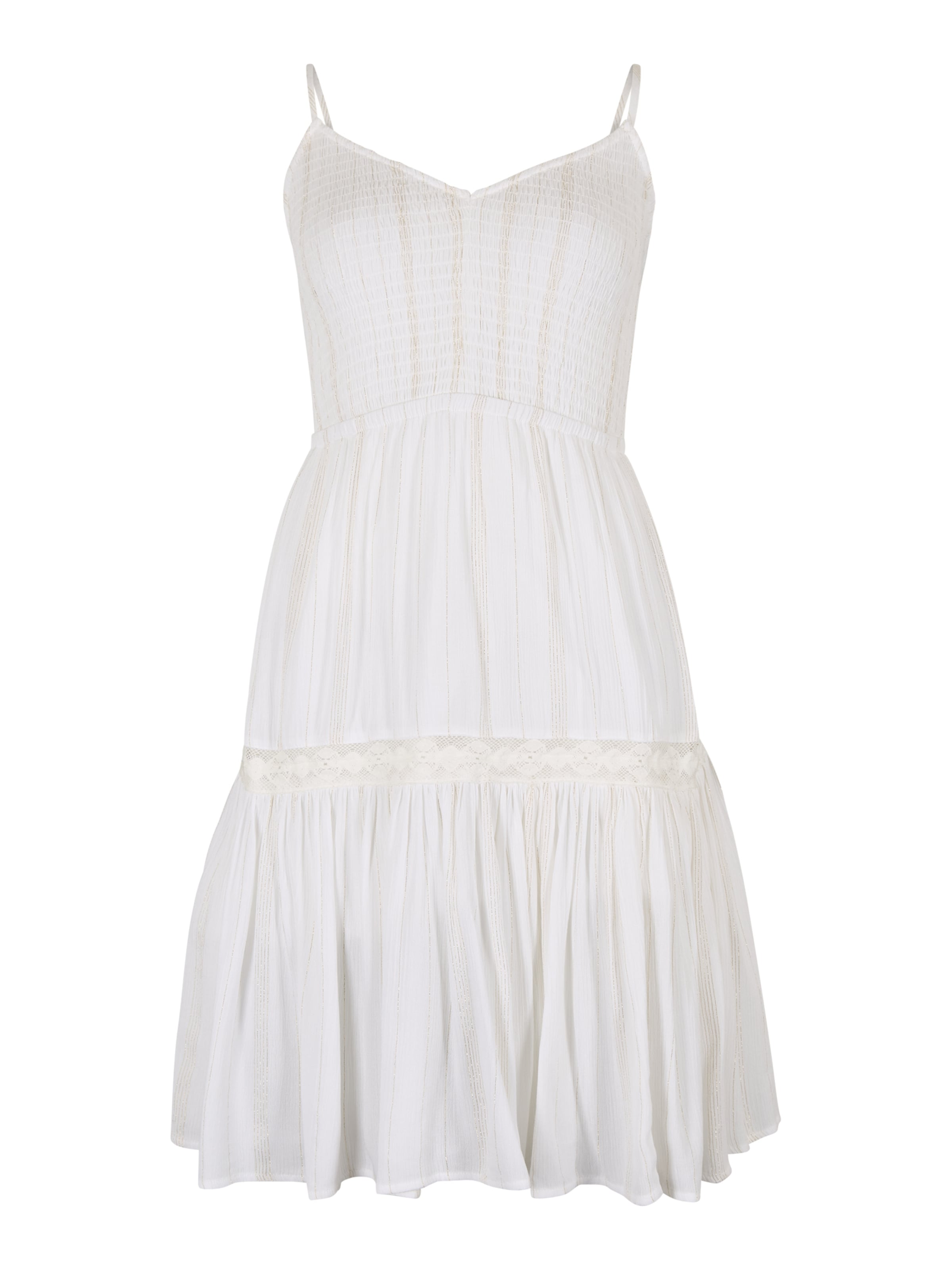 Apricot Jurk ' ' in Wit: voorkant