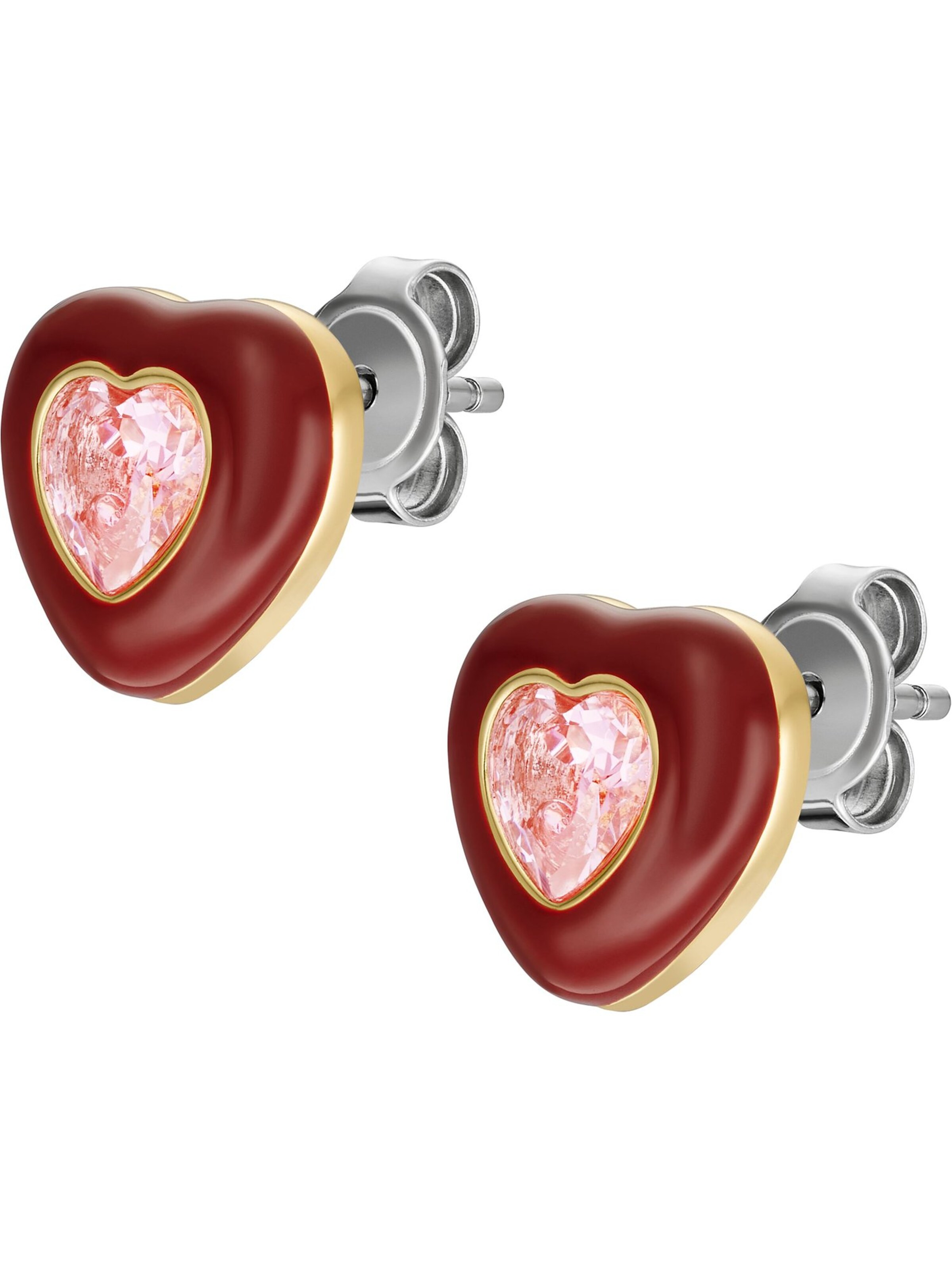 FOSSIL Ohrringe in Rot