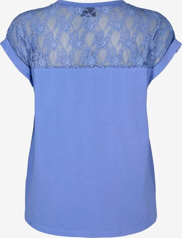 Zizzi Shirt 'CAROLINE' in Blue